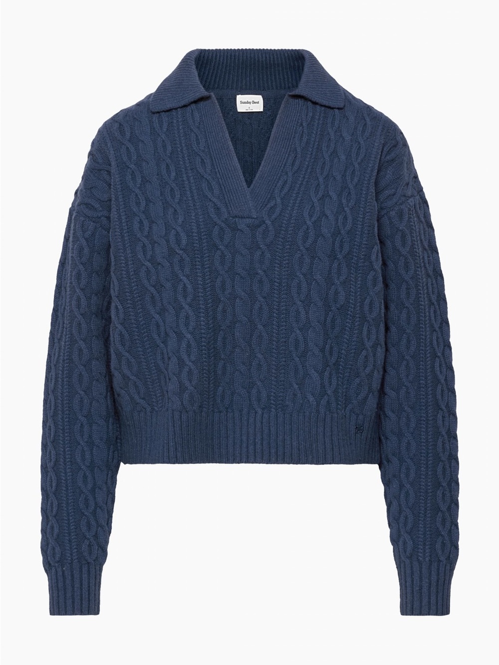 Aritzia Lottie Blue Wool Sweater